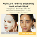 Máscara Gel Jelly Gold Kojic e Cúrcuma - brazilcosmeticos.com