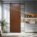 Porta de Madeira Celeiro Sobrepor 215x80cm Melamínica Mdf Ultra Mgm