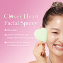 Esponja Facial Clover Heart