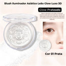 Blush Iluminador Asiático Leão Glow Luxo 3D
