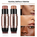 Contorno Facial Stick 2 em 1 – Bronzer e Iluminador