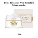 Creme Coreano de Arroz Clareador e Rejuvenescedor