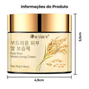 Creme Facial Coreano com Extrato de Arroz – Hidratação 24H