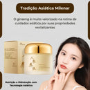 Creme Facial de Ginseng Asiático Anti Rugas e Firmeza