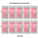 Fitas Depilatórias Faciais – Remoção Delicada e Precisa dos Pelos