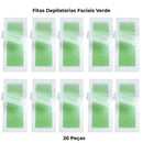 Fitas Depilatórias Faciais – Remoção Delicada e Precisa dos Pelos