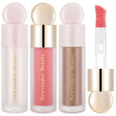 Kit Glow Perfeito 3 Peças – Iluminador, Blush e Contorno Líquido