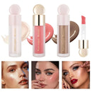 Kit Glow Perfeito 3 Peças – Iluminador, Blush e Contorno Líquido