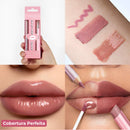 Kit Lábios 3 em 1 Matte + Gloss + Lápis Longa Duração