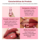Kit Lábios 3 em 1 Matte + Gloss + Lápis Longa Duração