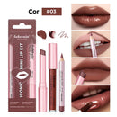 Kit Lábios 3 em 1 Matte + Gloss + Lápis Longa Duração