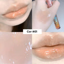 Kit Lip Gloss Hidratante com Brilho Shimmer e Glitter – 4 Peças