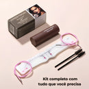 Kit Sobrancelhas Perfeitas 3D - Profissional com 12 Molds