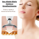 Massageador Facial e Pescoço Lift LED Coreno - Redutor de Rugas e Papada