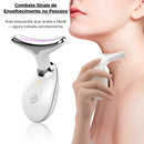 Massageador Facial e Pescoço Lift LED Coreno - Redutor de Rugas e Papada