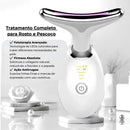 Massageador Facial e Pescoço Lift LED Coreno - Redutor de Rugas e Papada