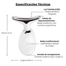 Massageador Facial e Pescoço Lift LED Coreno - Redutor de Rugas e Papada