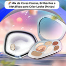 Sombra, Blush e Highlighter – Paleta Multicolor Glow & Matte