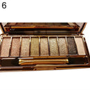 Sombra com Glitter - Paleta com 9 Cores Perfeitas