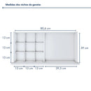 Escrivaninha 5 Gavetas 100% MDF berlim