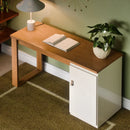 Mesa Escrivaninha MDF Amadeirada com Porta