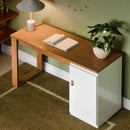 Mesa Escrivaninha MDF Amadeirada com Porta
